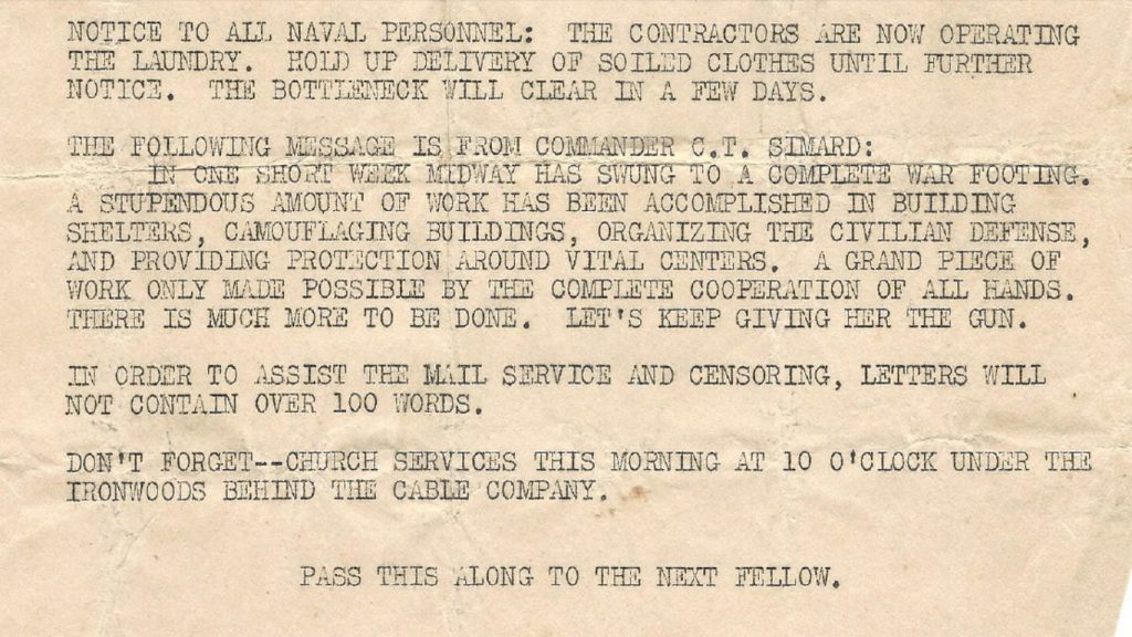 Gooney Gazette Clip from Dec 14 1941