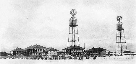 Cable Buildings on Midway Atoll in 1903